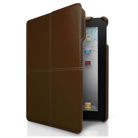 C. E. O. Hybrid Custodia a libro Marrone compatibile Apple iPad 3 - Foto 1